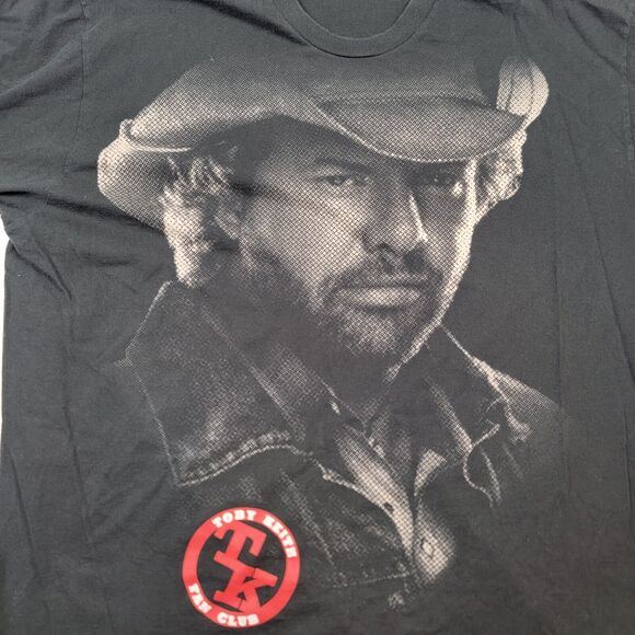 Toby Keith Warrior International Fan Club Shirt Portrait Mens Size 2XL - Picture 2 of 6